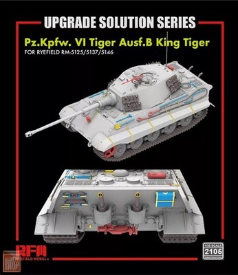 Ryefield Model RM-2105 - 1:35 Upgrade set for Kingtiger for RM5125/5137/5146 Neu