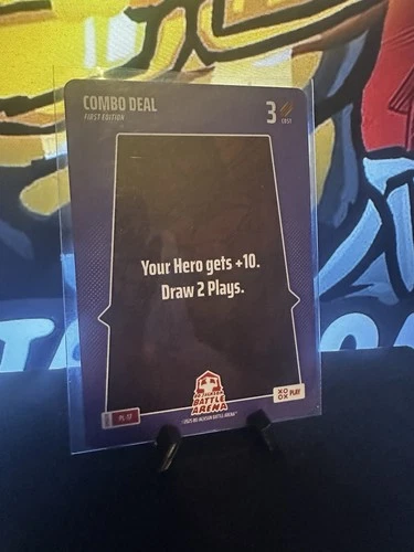 2025 BoBA Bo Jackson Battle Arena Update SP Play Card #PL-17 Combo Deal