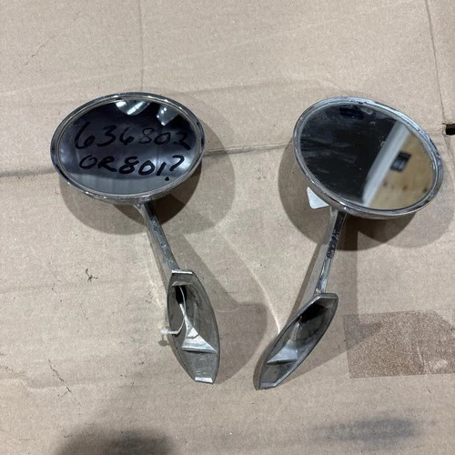 Original 1965 1966 Chevy Impala Caprice Side View Mirrors Set