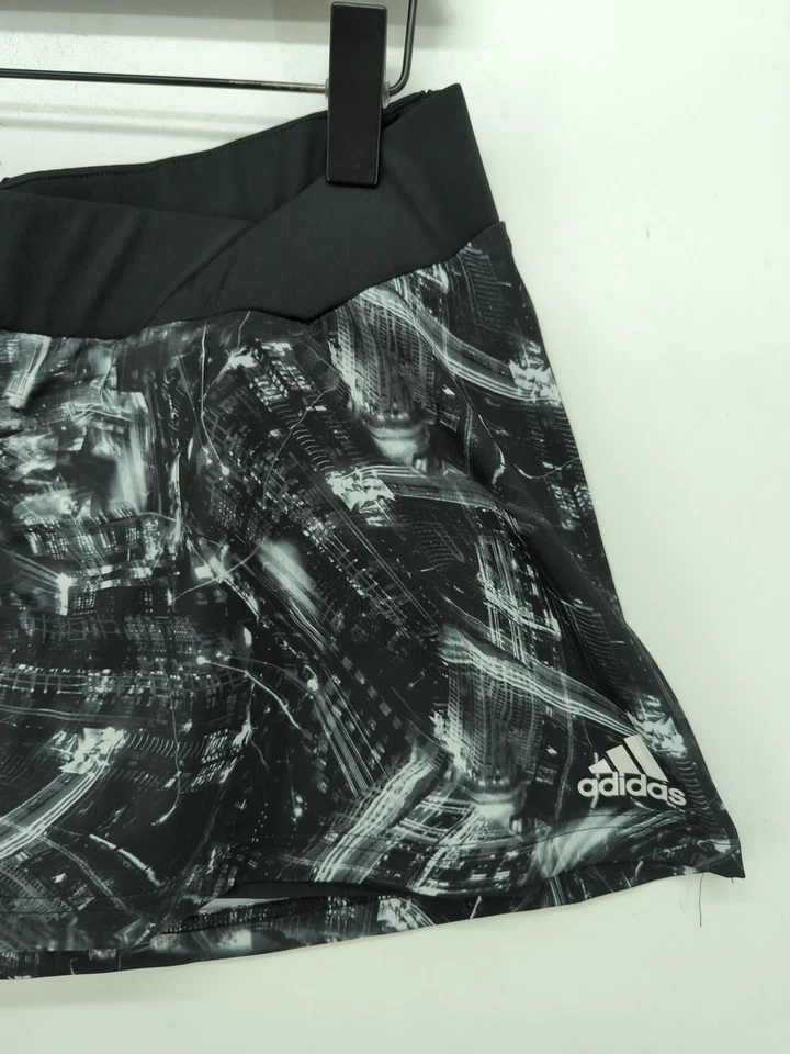 Adidas Women's Midi Skirt M Black Elastane with Polyester, Nylon Midi Skort - Image 4 of 4
