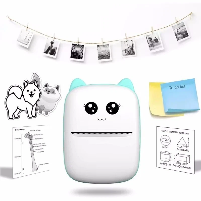 Wireless Bluetooth Label Photo Pocket Printer Paper for Android iOS UK - Image 3 of 4