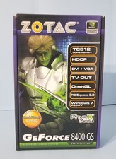 ZOTAC NVIDIA GeForce 8400GS 512MB PCI-E 288-1N223-000ZT ZT-84SEH4P-FSL