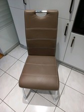 Wohnzimmer- oder Esszimmerstuhl, braun/beige