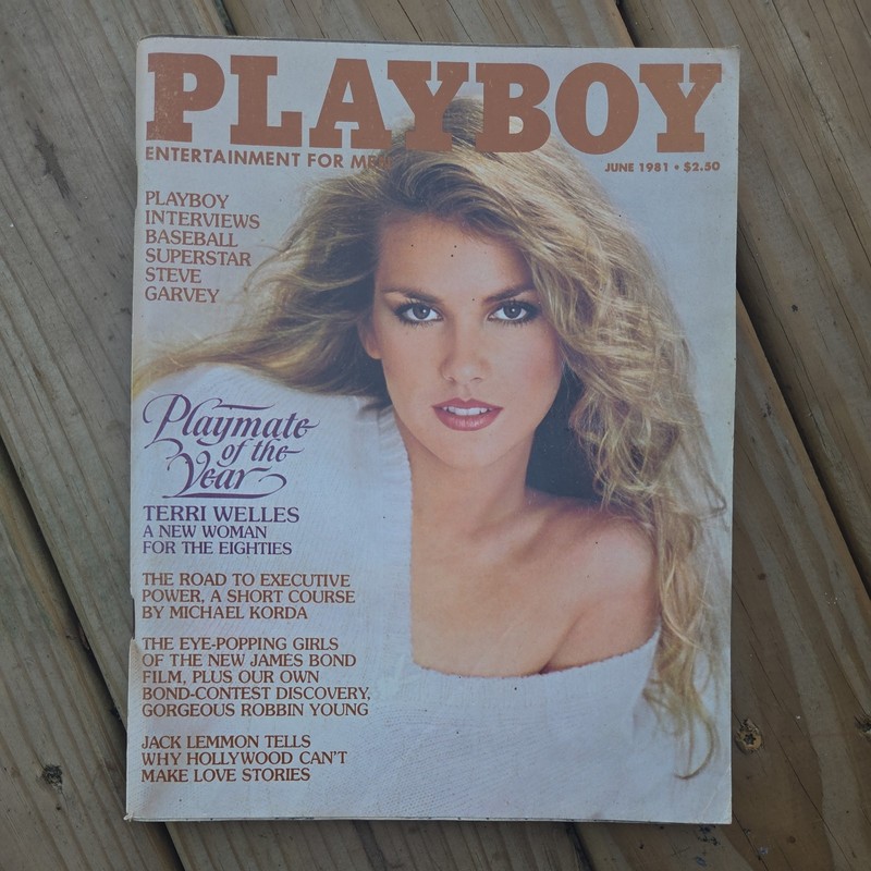 Playboy June 1981 Girls of James Bond Terri Wells Playmate of the Year Lemmon 