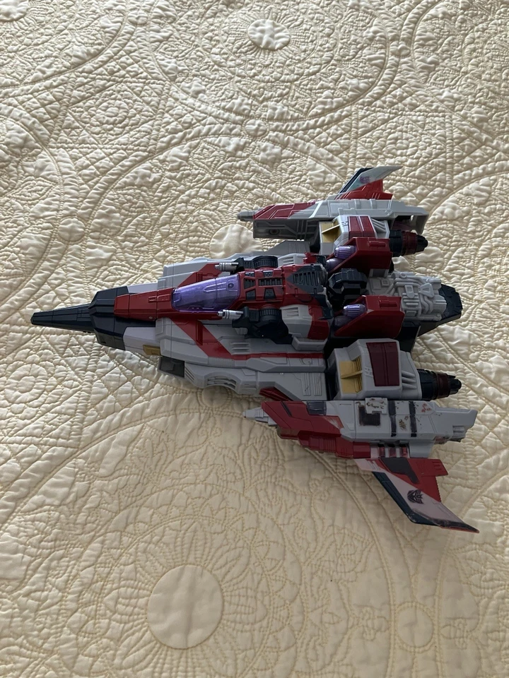 Transformers Cybertron 2005 Supreme Class Starscream Figura Misil Lote Basura Foto 2 de 4