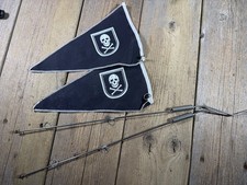 Antigua Bicicleta Musculosa Bicicleta Pirata Bandera y Post Japón Nuevo de Lote Antiguo