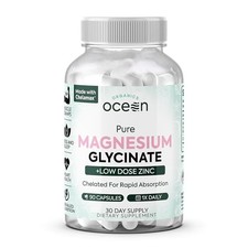 Organics Ocean Pure Magnesium Glycinate with Zinc - Maximum