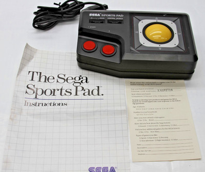 Sega Master System Sports Pad Trackball Controller 3040 TESTED & WORKING #2