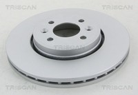 2X Triscan Bremsscheibe 8120 25129C FüR Dacia Renault