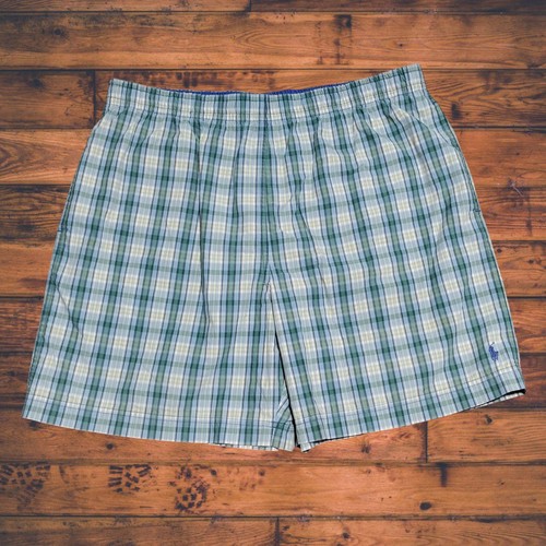 Polo Sport Ralph Lauren karierte Badehose Herren Gr. XL blau grün - Bild 1 von 17