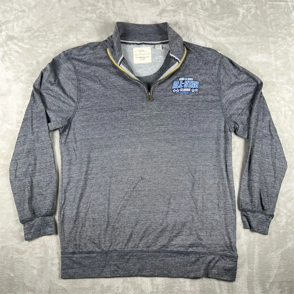 ECHL All-Star Classic Weatherproof Vintage Pullover Mens XL Gray 1/4 Zip