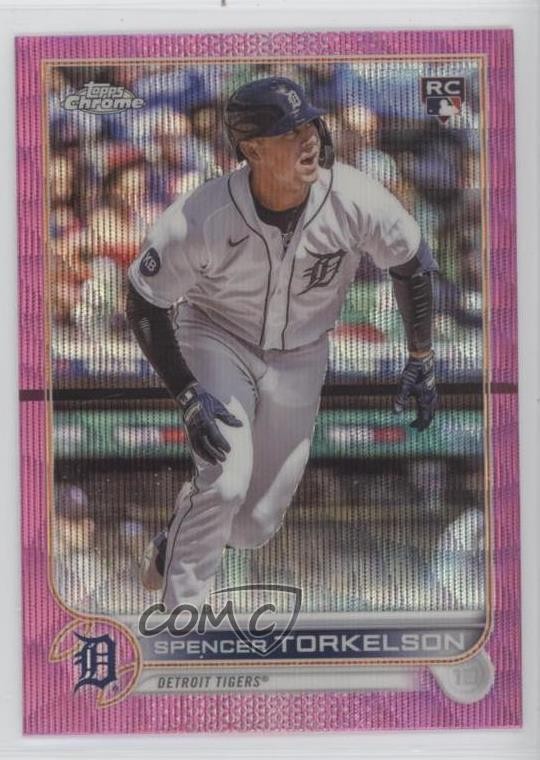 2022 Topps Chrome Update Pink Wave Refractor Spencer Torkelson #USC100 0x1j