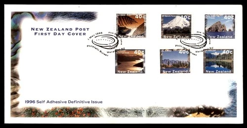 Mayfairstamps New Zealand FDC 1996 scenery of nature self adhesive First Day Cov