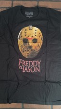 Freddy Vs Jason - T-Shirt De Masque De Hockey Jason ~Jamais Porté~ L
