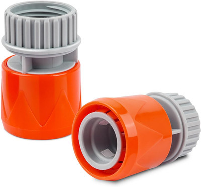 2 Pieces Plastic Garden Hose Connector, Quick Coupler 3/4''GHT Female for Pool Va