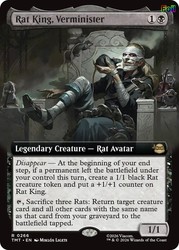 Rat King, Verminister (Extended Art) #266 Foil - Teenage Mutant Ninja Turtles