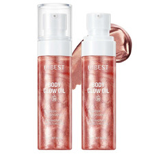 60Ml Shimmer Body Oil   Illuminating Sunscreen SPF 30 Body Glow Oil with Radiant