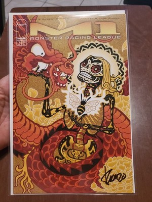 M1 Monster Racing League #1 J. Gonzo Signed Variant