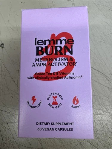 Lemme Burn Metabolism and Fat-Burning Vegan Capsules - 60ct - EXP 06/26
