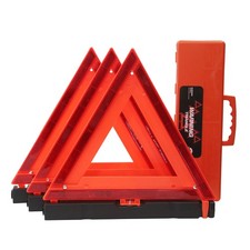 Safety Triangles DOT Approved Emergency Reflector 3 Pack Without Sand Carry Case