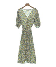 FAITHFULL THE BRAND Dress BluexWhitexYellow etc.(Flower Pattern) M 2200499208026