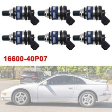 6Pcs Einspritzdüse Für Nissan 300ZX Z32 3.0L TURBO V6 1989-1996 16600-40P07