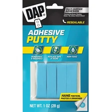 DAP RapidFuse Blue Stik 1 Oz. Blue Reusable Adhesive Putty 7079801201 DAP Blue