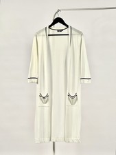 Vintage Chanel Long Cardigan 100 Silk Knit Size L