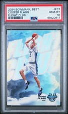 2024 BOWMAN UNIVERSITY BEST FLIGHT CLUB #FC1 COOPER FLAGG PSA 10