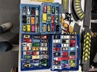 Vintage Hot Wheels and Matchbox Car Collection with 70+cars and 2 cases.
