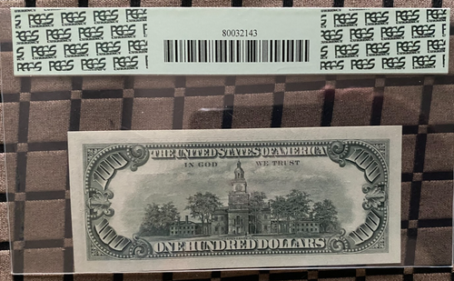 1963A $100 Federal Reserve Note Chicago PCGS 68PPQ Superb Gem New Fr. 2163 RARE! - Picture 3 of 3