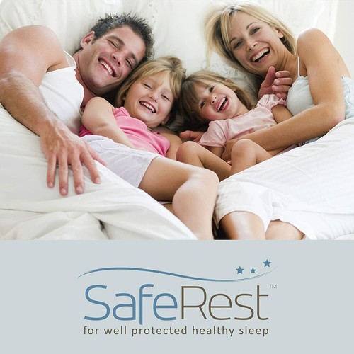 SafeRest Full Size Premium Waterproof Mattress Protector - Vinyl Free - 第 4/5 張圖片