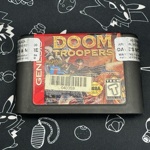 Doom Troopers (Sega Genesis, 1995) Cartridge Only | CLEANED & TESTED