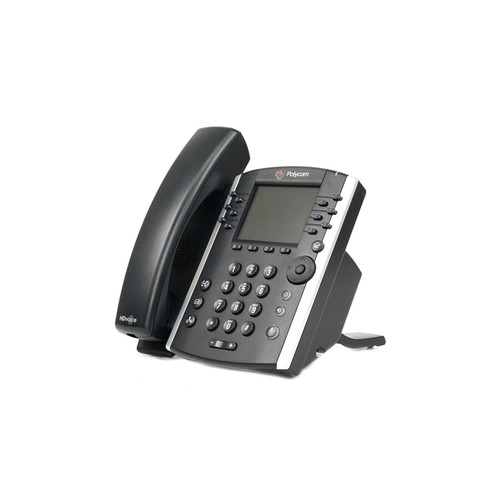 Polycom VVX 411 12-Line Business Media VoIP Gigabit IP Phone - Picture 3 of 7