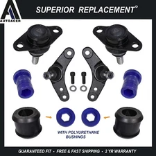 Front Lower Control Arm Poly Bushings & Inner + Outer Ball Joints For Mini 02-08