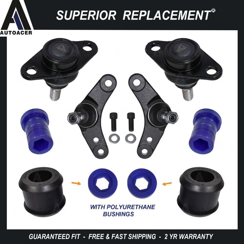 Front Lower Control Arm Poly Bushings & Inner + Outer Ball Joints For Mini 02-08 - Bild 1 von 8