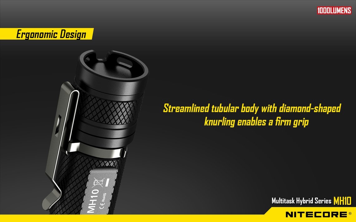 Nitecore MH10 1000 lm cree cree cree XM-L2 U2 LED Linterna + Batería Recargable 36f16b Nitecore MH10 1000 lm cree cree cree XM-L2 U2 LED Linterna + Batería Recargable 36f16b