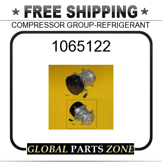1065122 - COMPRESSOR GROUP-REFRIGERANT 3E1909 for Caterpillar (CAT 