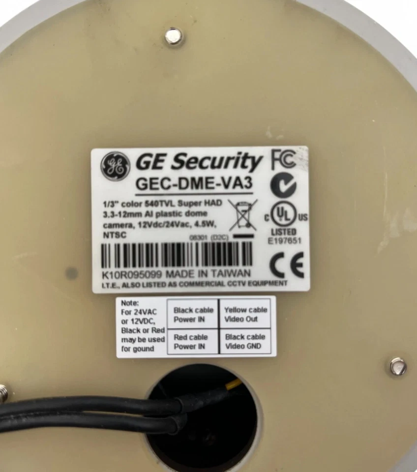 Ge Security - Cámara domo/cámara de seguridad GEC-DME-VA3 Foto 4 de 4