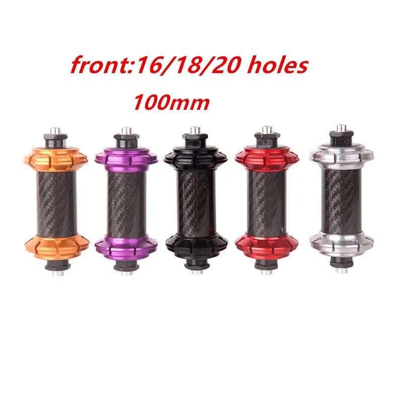 Buje de bicicleta de carretera con cojinete sellado freno en V delantero trasero 6 trinquete dientes individuales 96 click buje Foto 2 de 4