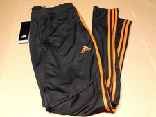 NWT Adidas Women's M Tiro 19 Black/Core Pink 3 Stripes Climacool Training Pants