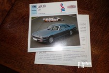 1988 Jaguar XJR S CAR CARD CARD CARD CARD