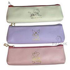 Hello Kitty Kuromi My Melody Sanrio Slim Pencil Case Pen Pouch Kawaii Stationer