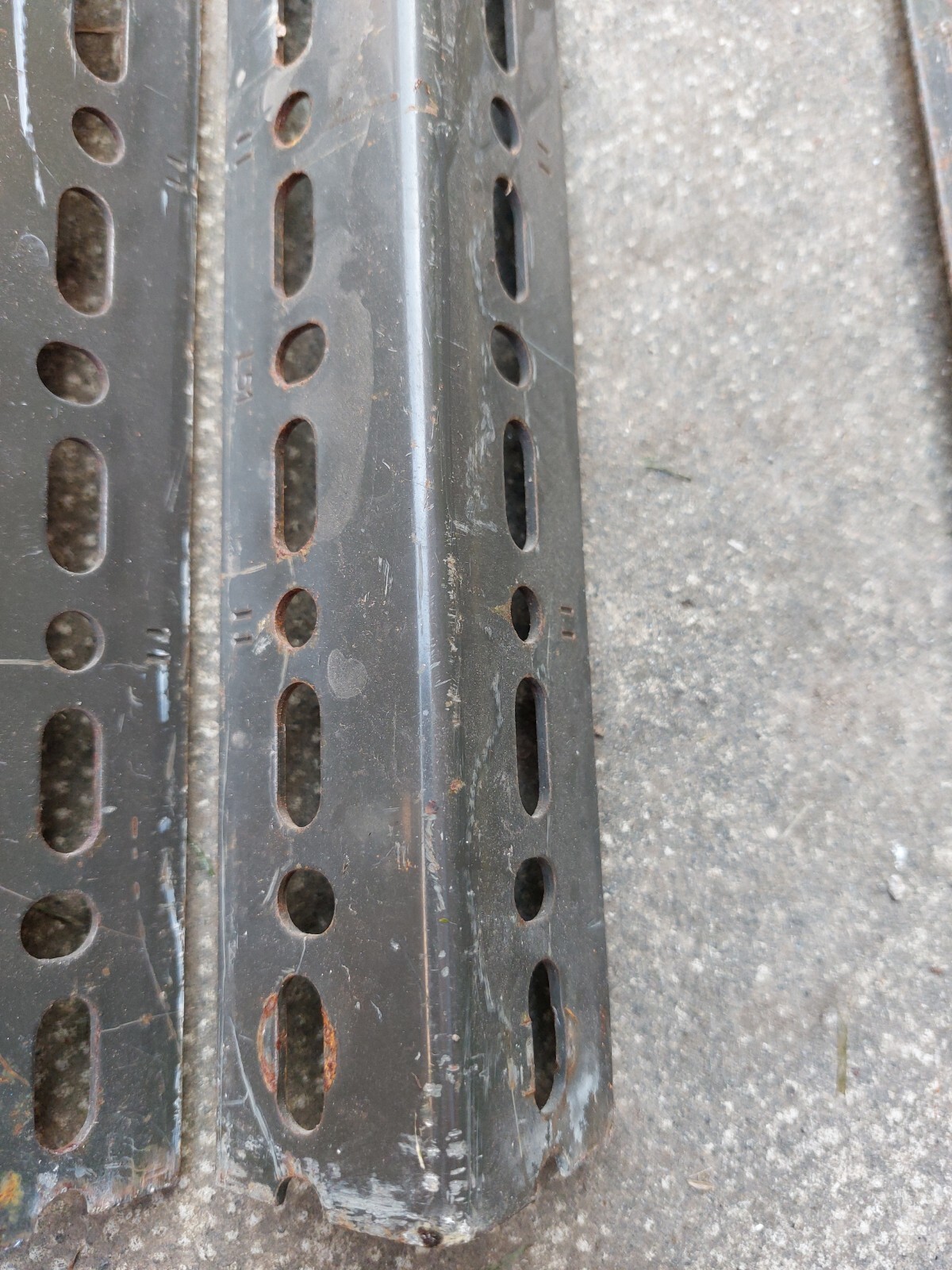 Dexion Slotted Angle X4 Lengths Shelving Angle Iron Garage Shed Used