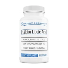 R-Alpha Lipoic Acid 300MG of Pure ALA 90 Count. ((((MAX Strength))))  BEST VALUE