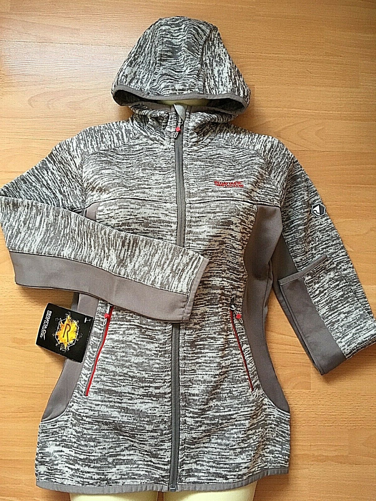 HOODED FLEECE JACKET SIZE 