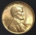 1955-D 1C Lincoln Wheat Cent Brilliant Uncirculated 24uh0813-6