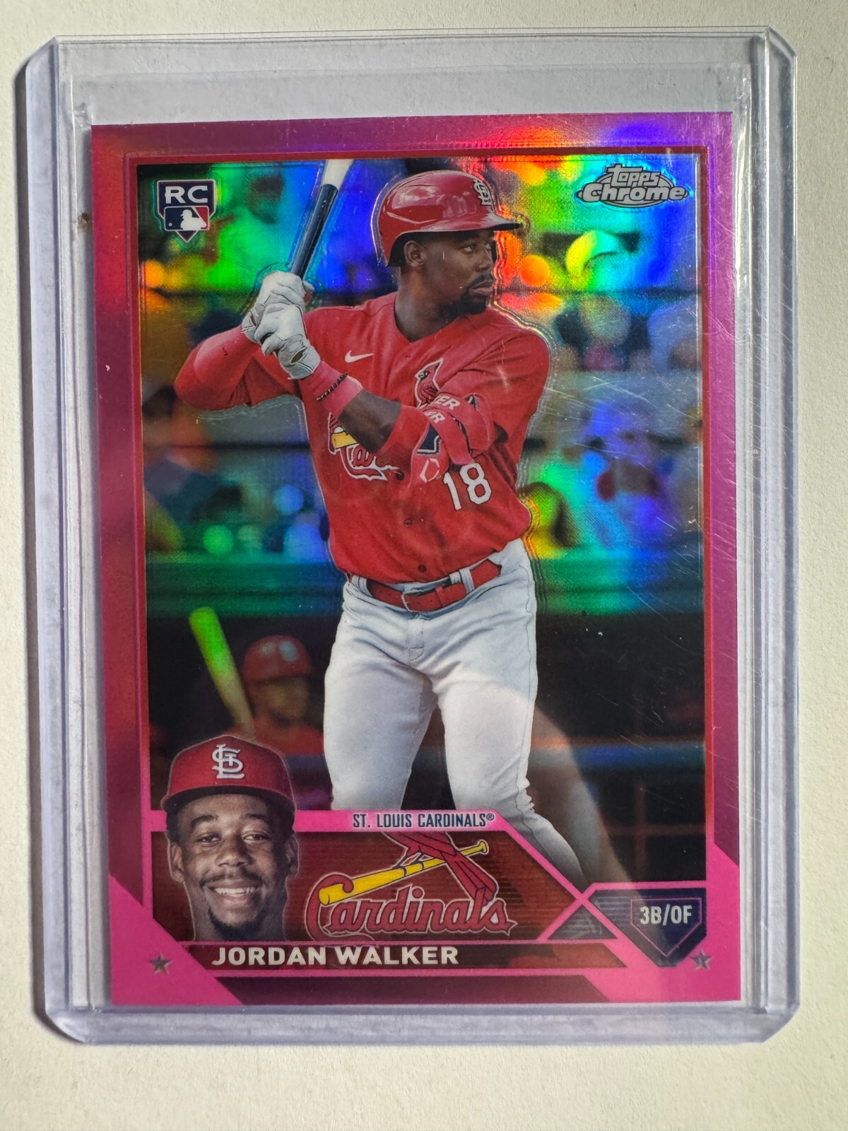 K283,792 - 2023 Topps Chrome Pink Refractors #209 Jordan Walker
