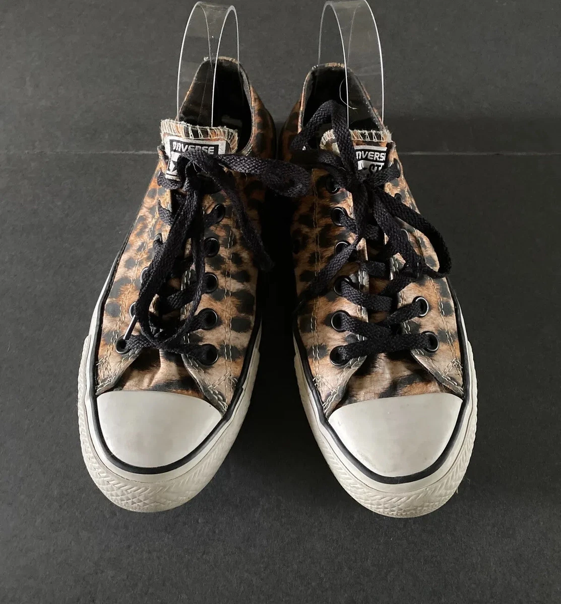 Converse All Star Low Leopard Print Size M 6 W 8 EU 39 MINT eBay