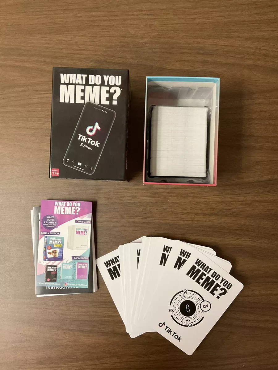 What Do You Meme? Party Card Game…Tik Tok Edition